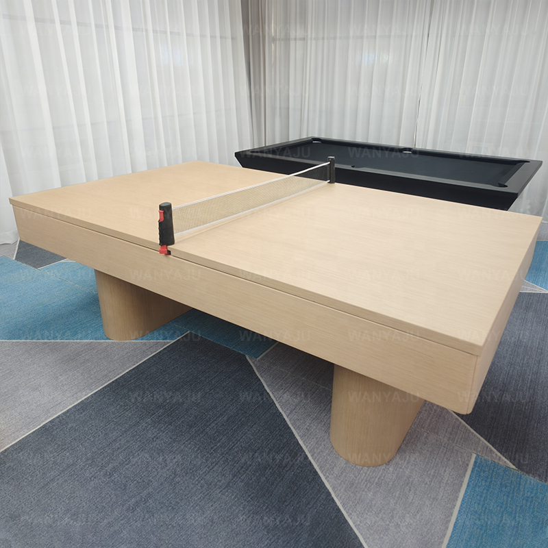 mesa de billar y tapa de mesa de ping-pong