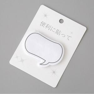 30 hojas caja de diálogo Memo Pad Bloc de notas adhesivo papel Memo papelería YIWU