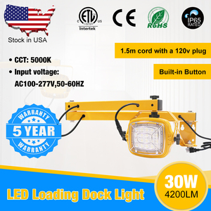 美国库存发光二极管工作灯20w 30w 50w ETL CE RoHS多功能装载坞灯 - Product Image 2