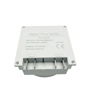 CN101A 12V 24V 220V interruttore Timer digitale 7 giorni programmatore relè orario programmabile settimanale batteria ricaricabile incorporata - Product Image 4