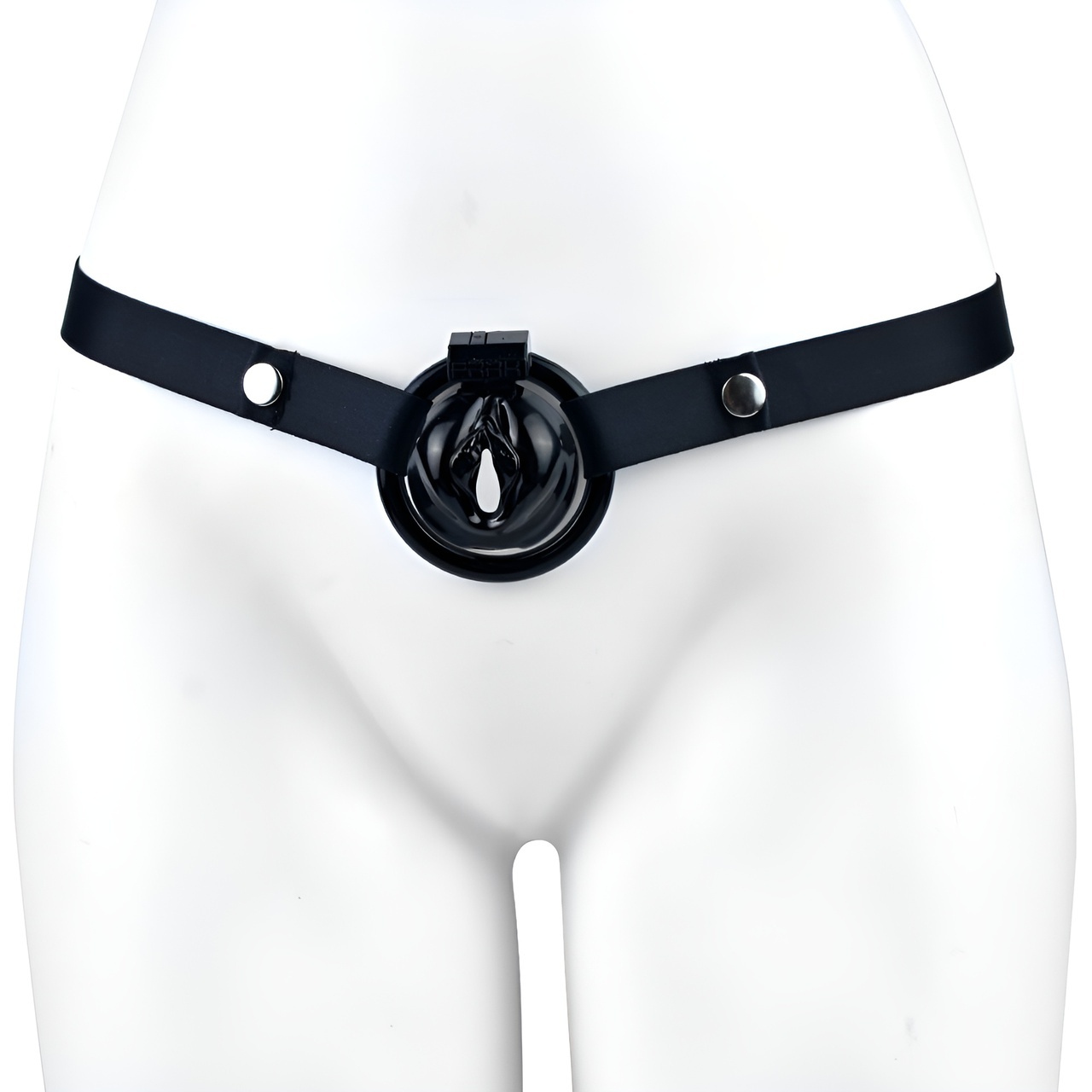 Cage noire avec ceinture