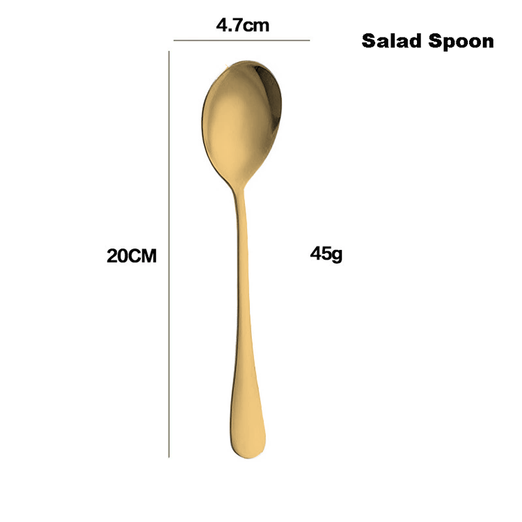 Salad spoon-gold