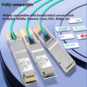 400G QSFPDD 100m Glasfaser-AOC-Kabel für Huawei H3C für Cisco AI Computing Data HPC Center von Communication Cables Series - Product Image 2