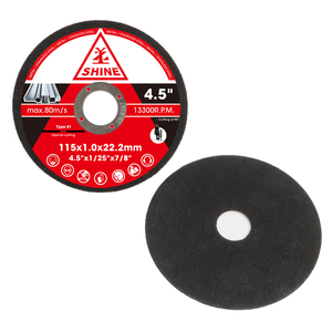 Độ cứng cao 4.5 inch nhôm Oxit mài mòn đĩa cắt 1.mm Độ dày 115*1*22.2mm tùy chỉnh OEM - Product Image 1