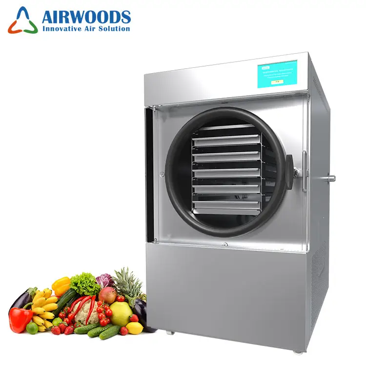Máquina doméstica de frutas secas, secador de congelación rápida, bandeja de tapón, equipo liofilizador