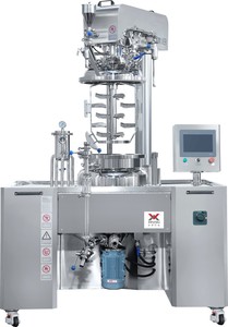Otomatik vakum emülgatör mikseri veya emülsifiye edici homojenleştirme mikseri 50L 100L 200L kozmetik mikser makinesi kozmetik 20 Lt 3kw - Product Image 2