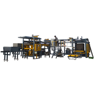 Linea di produzione automatica di mattoni ad incastro del suolo di risparmio di manodopera con l'impilatore cuber - Product Image 1