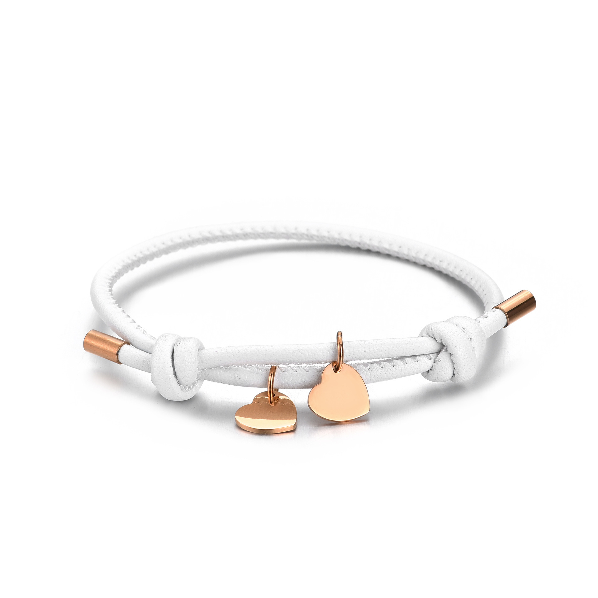 K blanco + oro rosa