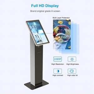 Touch Kiosk Electronic <strong>Queue</strong> <strong>Management</strong> <strong>System</strong> with Ticket Dispenser Bank Payment Kiosk Equipment