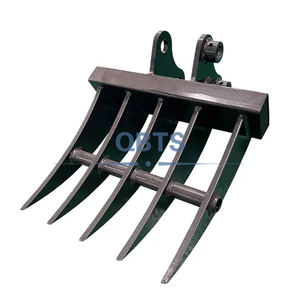 三一SY230C/SY210C/SY200C/SY60C/SY310C/SY420C定制挖掘机附件倾斜地根耙 - Product Image 4