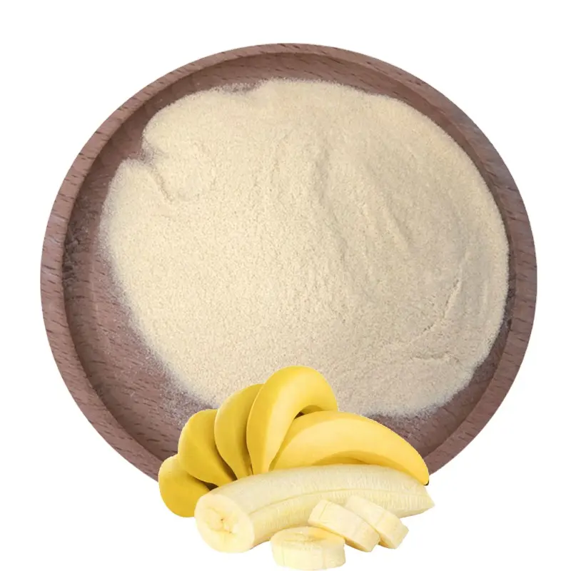 Zumo de plátano orgánico 100% puro, en polvo con muestra gratis