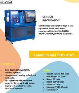 DXM-209A common rail banc d'essai diesel injecteur et pompes d'injection de carburant banc d'essai - Product Image 5