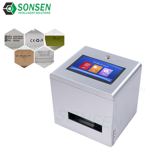 Hoch effiziente halbautomat ische Hand-Desktop-Punktmatrix-Inkjet-Verfallsdatum-Codier maschine für Chargen nummer - Product Image 1