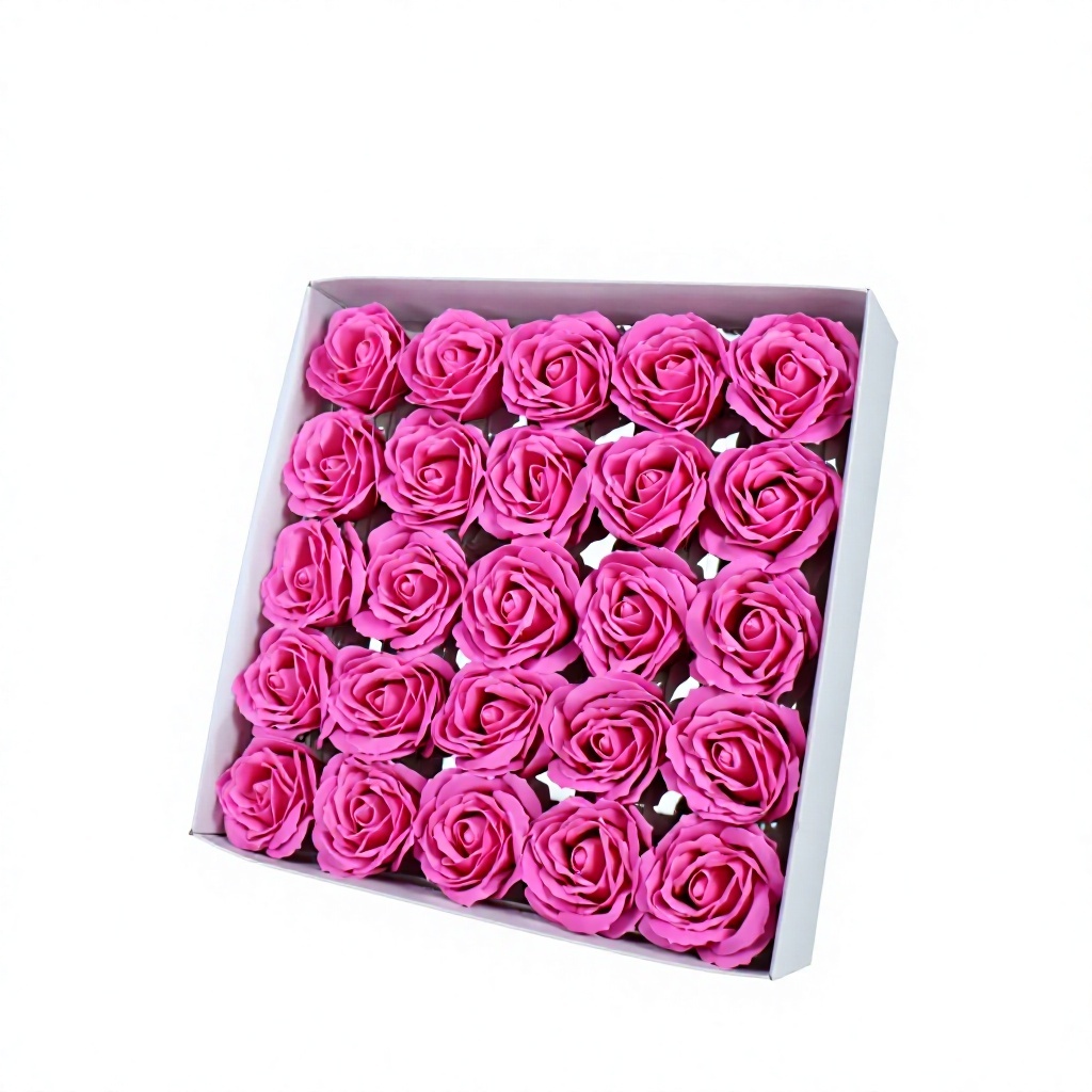 Five-layer rose head-rose red