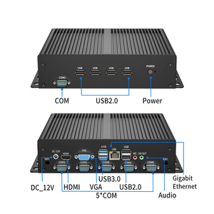 Guanfeng I5-1135G7 M.2 MSATA SATA SSD 6*DB-9 Pin <strong>RS232</strong> RS485 Serial Ports Mini Industrial <strong>Embedded</strong> <strong>Computer</strong> - Product Image 5