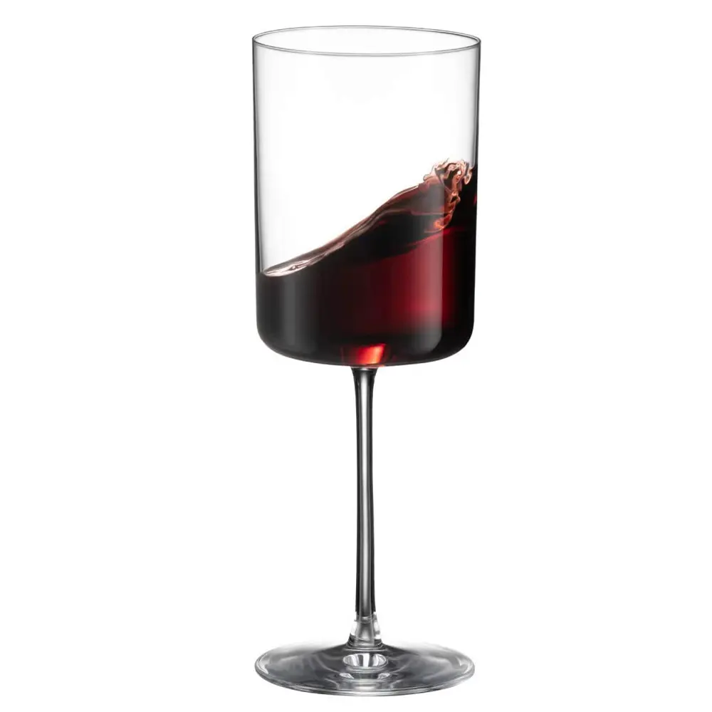 17 oz Square White & Red Wine Goblets Premium Clear Bordeaux Large Bowl Stemware Wine Blown Glasses