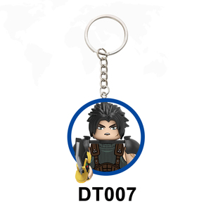 DT8903 anahtarlık oyunu Final Zack fuarı Tifa Lockhart fantezi bulut Strife Sephiroth Mini yapı taşı şekil anahtarlık oyuncak - Product Image 3