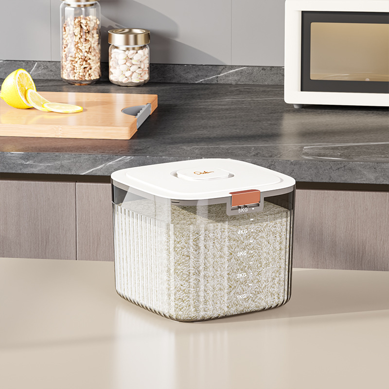 10-jin sealed rice bucket is leaking dust