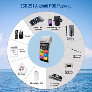 4G Wifi 5.5 pollici portatile Mobile Android 11.0 intelligente biometrica impronta digitale terminale POS per il sistema di programma di fidelizzazione - Product Image 6