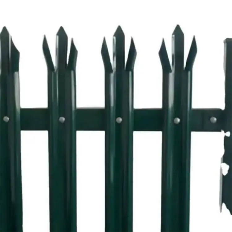 Pannelli di recinzione in acciaio zincato resistente recinzione palizzata W DType potenza euro rivestito recinzione palizzata per giardino