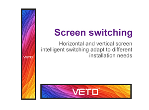 Veto LCD trong nhà video <span class=keywords><strong>media</strong></span> <span class=keywords><strong>player</strong></span> Strip siêu rộng thương mại màn hình quảng cáo Stretch Bar LCD Bảng điều chỉnh - Product Image 5