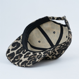 באיכות גבוהה נמר מודפס תמונת מצב הדפסה אישית כובע בייסבול אופנה חדש עץ אמיתי עיצוב רקמה לוגו אבא מותאם אישית אבא - Product Image 6