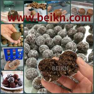 Fabrika fiyat Gulab Jamun makinesi çikolata topu ekstruder ve yuvarlama makinesi peynir top yapma makinesi satılık - Product Image 6