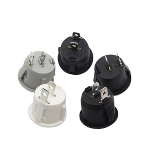 Montaj deliği çapı 15 mm kapalı 2 Pin KCD1-204 yuvarlak Rocker anahtarı - Product Image 6