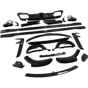 <span class=keywords><strong>M</strong></span> tarzı kuru karbon Fiber tam Set vücut kitleri ön dudak yan etekler çatı kanat arka kanat Benz Maybach W223 2021-2024 için Fit