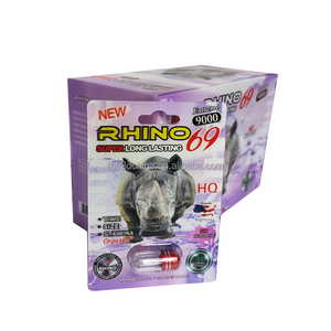 2022 מפעל סיטונאי זכר שיפור קרנף 69 מין גלולות 3d כרטיסי אריזת קופסות - Product Image 6