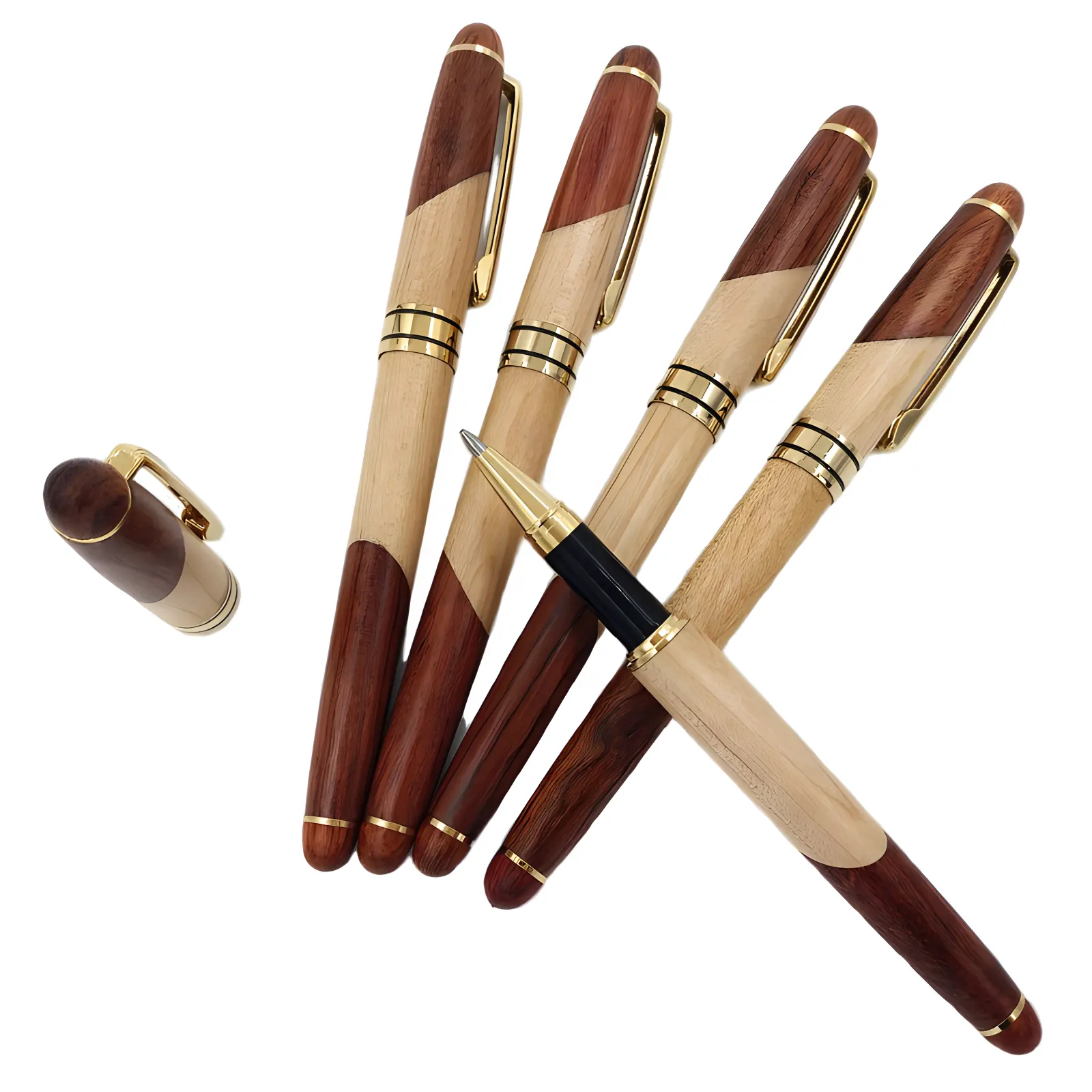 Nhà máy chuyên nghiệp bằng gỗ Ballpoint Rosewood bút supplie