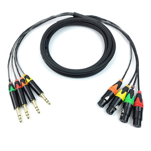 Cannon XLR Signal Line Cable multinúcleo de 4 vías con rendimiento de transmisión óptica Sintonización de caja de interfaz de audio profesional - Product Image 5