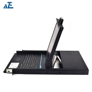 1U 8ポートRackmount KVMコンソール17インチ画面サーバーRackmountコンソール8台のコンピューター接続を搭載 - Product Image 2