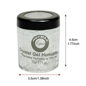 RH 70% 双方向湿度コントロール透明クリスタルジェルシガー加湿器 - Product Image 1