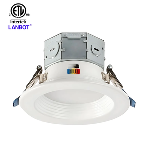 天井灯ETL 4 "バッフルレシックダウンライト統合LEDライト9W 5CCTクイック/イージーキャンレス設置 - Product Image 4