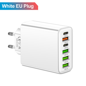 ที่ชาร์จเร็ว3.1A 15W สำหรับ4Usb QC3.0 PD ที่ชาร์จติดผนังแบบเร็วพอร์ต5พอร์ตประเภท C USB ที่ชาร์จเร็วสำหรับ iPhone/Huawei/sumsang - Product Image 2