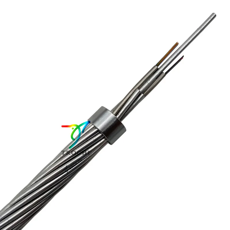 Оптоволоконный кабель OPGW 12/24/48/96 core, одномодовый оптоволоконный кабель, цена за метр