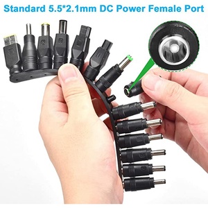 Laptop DC <strong>Power</strong> Adapter <strong>Kits</strong> 34 PCS Universal 5.5 mm <strong>X</strong> 2.1 mm DC AC <strong>Power</strong> Adapter Tips Connector for Thinkpad <strong>Power</strong> Supply Plug - Product Image 2
