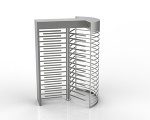 Tornello a tutta altezza in acciaio inossidabile con controllo di accesso per riconoscimento di impronte digitali e viso - Product Image 2