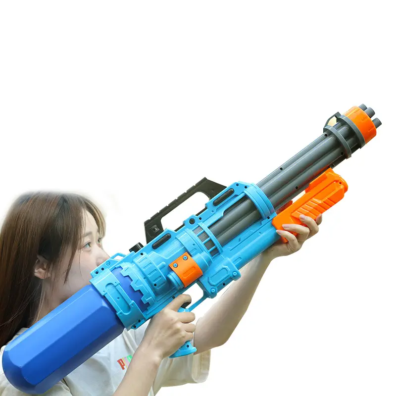 Grande pistola ad acqua in plastica portatile da cortile giocattoli estivi per ragazzi e ragazze, nessuna perdita di piscina, per feste da spiaggia o da bagno