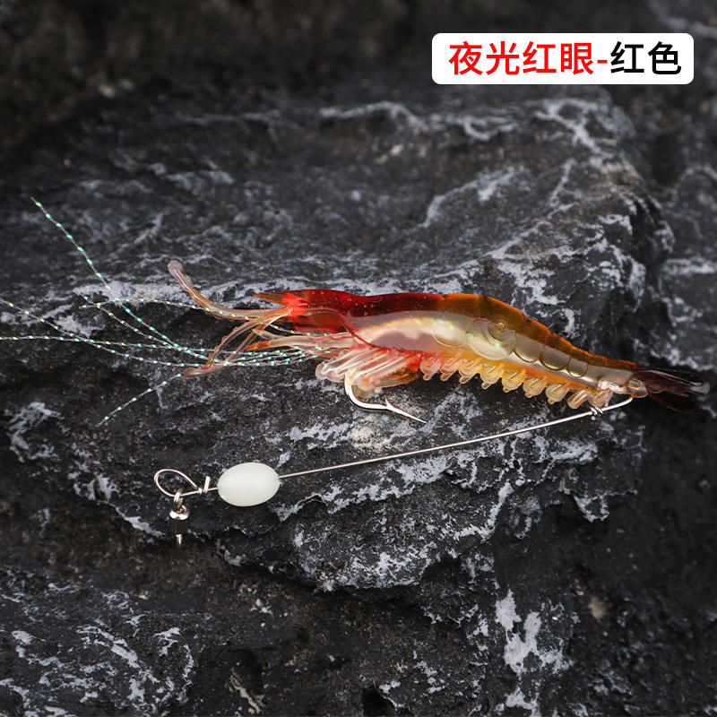 Crevette suspendue style classique ancien - rouge