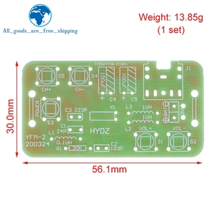 TZT 76-108MHz <strong>FM</strong> Stereo Radio DIY <strong>Kit</strong> Wireless <strong>FM</strong> Receiver Module Frequency Modulation Electronics Soldering Practice Project - Product Image 2