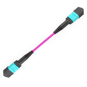 Low Loss MPO/<strong>MTP</strong> Female Connector MM OM3 12 Fibers Fiber Optic Patch Cord Jumper LC/SC/FC <strong>Trunk</strong> Cable for Communication - Product Image 5