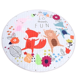 Asweets PMF01 çocuklar yuvarlak Playmat rahat katlanabilir Mat Polyester yapılmış - Product Image 1