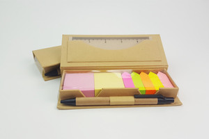定制创意回收记事本便签，带笔和尺子 - Product Image 4
