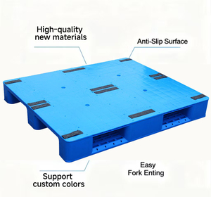 Bán Buôn Hot Bán Châu Âu Công Nghiệp 3 Runners Nhựa Pallet Lớn HDPE-Way Nhựa Pallet Cho Lưu Trữ Xếp Chồng Hàng Hóa - Product Image 2