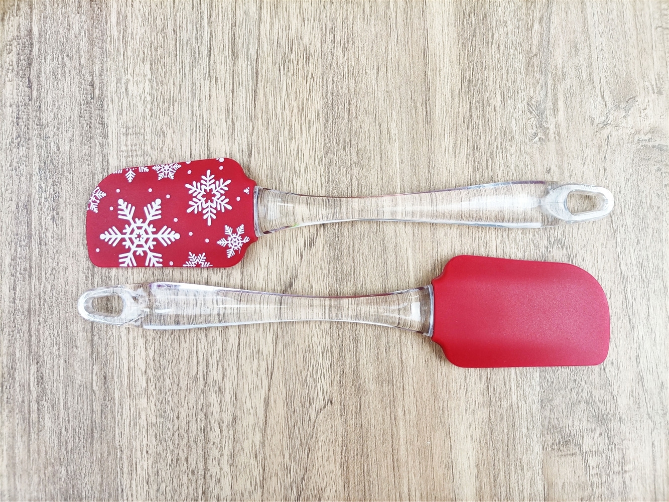 Red with Snowflake
