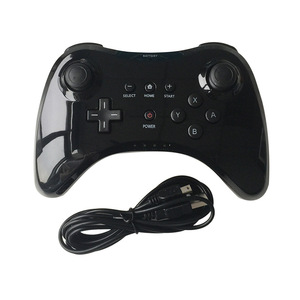 Gamepad Joystick çift Analog USB şarj ile kablolu denetleyici Nintendo Wii U Pro konsol kablolu Gamepad - Product Image 2