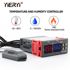 Termostato Digital, Control de temperatura y humedad, CA, 110V, 220V, CC, 12V, 24V, 10A, termómetro, controlador de higrómetro, a la STC-3028