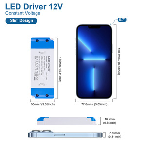 Controlador de tira LED de alto voltaje 30W 100-240V Entrada 24V DC 2.5A Fuente de alimentación de salida para tira LED